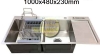 Chậu Rửa Chén Đúc Inox 304 Bền Đẹp – Giá Tốt Tại Quốc Dũng