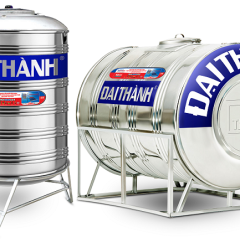 Bồn nước inox I2.500 Ngang(ϕ1200) - SUS 304