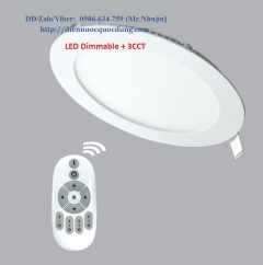 Đèn LED Panel tròn Dimmable + 3CCT 6W