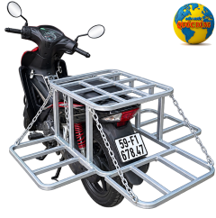 Baga kệ chở hàng 3 cánh gập mở