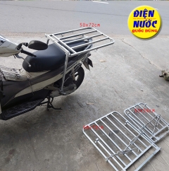 Baga giá đèo hàng xe máy đi hẻm cỡ trung 50x72cm – Bền, gọn, tải 200kg