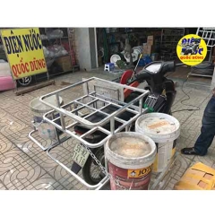 [ BAGA] giá chở hàng cánh Lớn chở thùng bê, thùng sơn, thùng nước