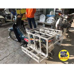 Baga giá chở hàng xe máy gương kính / ống nước / đèn LED tube 1m2