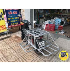 Baga kệ chở hàng 3 cánh gập mở