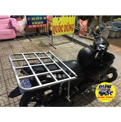 Giá kệ chở hàng xe máy đa năng XE SỐ - loại ngắn 56cm (LP01)