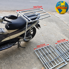 Baga giá đèo hàng xe máy đi hẻm cỡ trung 50x72cm – Bền, gọn, tải 200kg