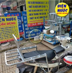 Baga giá chở hàng mở cốp xe dùng xe GA và SỐ đa năng  50 x 72 cm