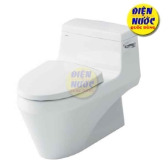 Bồn cầu bệt inax 1 khối AC-1135VN (AC1135VN) | REVIEW CÁCH LẮP ĐẶT BÀN CẦU 1 KHỐI