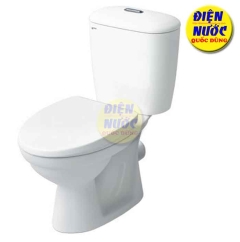 Bàn cầu Inax C-306VPT (C-306VPT) 2 khối thoát ngang nắp thường