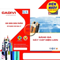 CATALOGUE  DÂY CÁP ĐIỆN CADIVI VA DAPHACO LION (NEW)