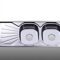 Chậu rửa inox Hwata BDC4, hai hộc, một cánh 