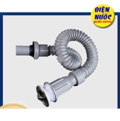 Bộ xả lật Lavabo xi phong chậu rửa mặt nhựa ruột gà