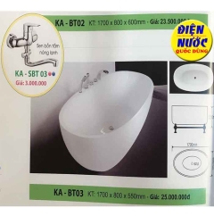 Bồn Tắm nằm gia đình hình ovan cao cấp giá rẽ