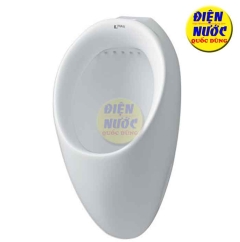 Bồn tiểu nam INAX treo tường U-417V và van xả tiểu thông minh INAX OKUV-32SM cảm ứng dùng điện