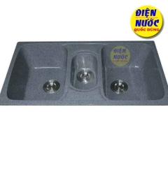Chậu rửa chén đá nhân tạo 3 hộc cao cấp giá rẽ CD01