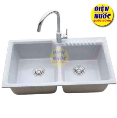 Chậu bồn rửa chén bằng đá nguyên khối CD14