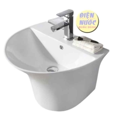 Bồn chậu rửa lavabo treo tường liền khối & HƯỚNG DẪN CÁCH LẮP ĐẶT