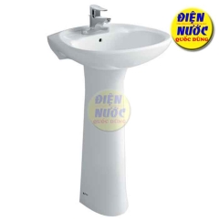 Chậu rửa mặt treo tường INAX chân dài L-284V/L-284VD & REVIEW SẢN PHẨM