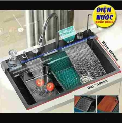 Chậu rửa chén đa năng thông minh Nano 750x460mm