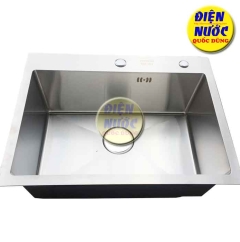 Chậu rửa chén 1 hộc inox 304 lớn 6845 giá rẽ chất lượng