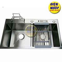 Chậu rửa chén 2 hộc inox 304 cao cấp 8245DT
