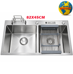 Chậu rửa chén 2 hộc inox 304 cao cấp 8245DT
