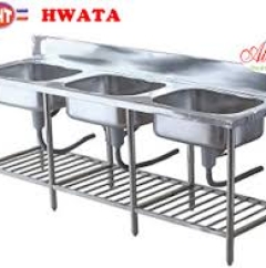 Chậu rửa inox công nghiệp Hwata CN3