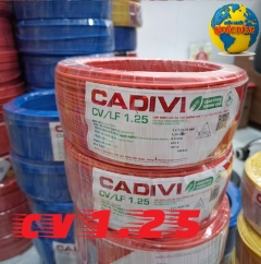 Dây cáp điện Cadivi CV1.25 – Thông số, cấu tạo, bảng giá mới