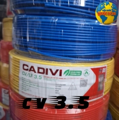 Dây cáp điện Cadivi CV3.5 – Thông số, ứng dụng và giá mới