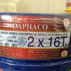Dây đôi CV 2x16T – DAPHACO – 100m