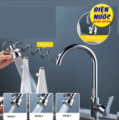 Đầu Nối Vòi Chén Vòi Rửa Mặt Lavabo Đa Năng Linh Hoạt