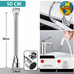 Đầu Nối Vòi, Ống Nối Vòi, Dây Nối Dài Vòi Nước Linh Hoạt Chống Văng