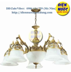 Đèn trang trí đèn chùm dưới 2 triệu xi đồng hợp kim Atimon NC080/5