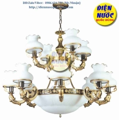Đèn chùm đơn giản xi đồng cổ điển hợp kim Atimon NC8005/12