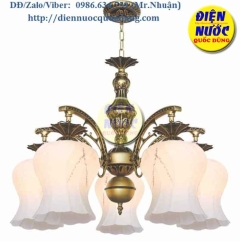  Đèn chùm dưới 1 triệu giá rẽ xi đồng 5 tay hợp kim Atimon NC8068/5