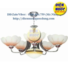 Đèn chùm hoa tulip xi đồng hợp kim Atimon NC9036/5