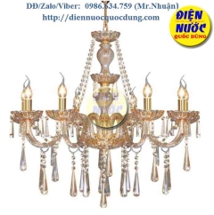 Đèn thả trần bóng nến thủy tinh NC2033/8