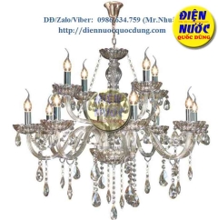 Đèn chùm dây bóng nến thủy tinh NC2040/12