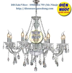 Mẫu đèn thả đẹp thủy tinh bóng nến NC2045/8