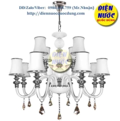 Kinh nghiệm chọn mua đèn chùm bóng nến thủy tinh NC301/12