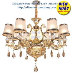 Hình ảnh đèn chùm thủy tinh bóng nến NC87058/8 LED