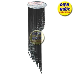 Đèn thả pha lê thông tầng xoắn NC6003