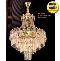 Mẫu đèn chùm pha lê cao cấp NC8723