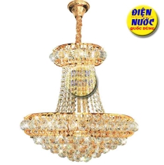 Mẫu đèn chùm pha lê đẹp NC018