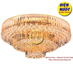 Đèn ốp trần phòng khách Pha Lê áp trần NC1035B