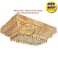 Đèn ốp trần chữ nhật Pha Lê áp trần NC6099