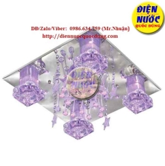 Mẫu đèn ốp trần trang trí đẹp vuông LED áp trần NC8402