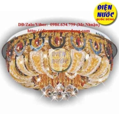 Đèn mâm trang trí phòng khách đẹp tròn LED áp trần NC8607