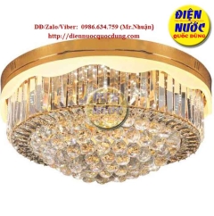Đèn mâm đèn ốp trần phòng khách Pha Lê NC9112A