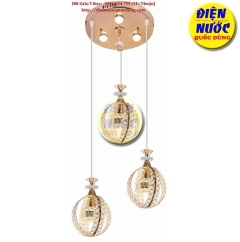Đèn thả quả cầu pha lê bàn ăn NB859/3